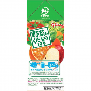 野菜＆くだもの100 270ml　展開図